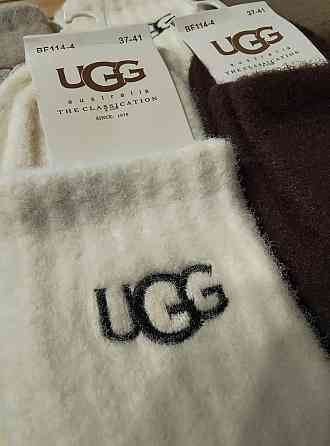 Жіночі теплі високі шкарпетки UGG. Набір теплих шкарпеток UGG (5 шт. в уп). Розмір 37-41 Київ