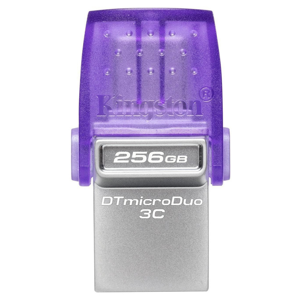 Флеш-накопичувач USB3.2 256GB Type-C Kingston DataTraveler microDuo 3C (DTDUO3CG3/256GB) Фіолетовий Харьков - изображение 19