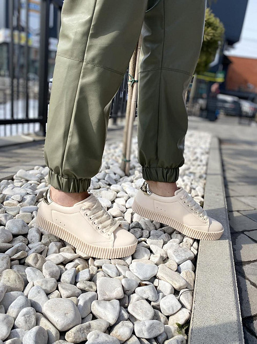 Vices Кросівки жіночі VICES 7170-14 бежеві (весна-осінь, еко-шкіра) (1473) 37р.38р.39р.40р. Коломыя - изображение 4