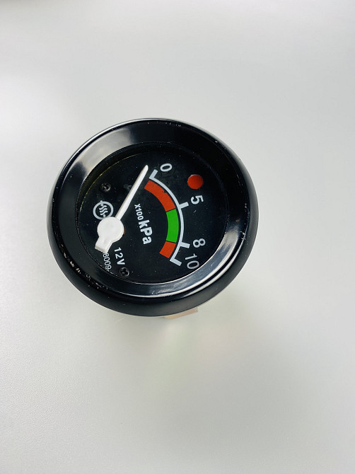 Покажчик тиску олії трактора МТЗ датчик манометр механічний 12В 0 - 10 атм Мукачево - фото 2