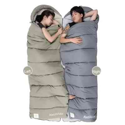Спальный мешок Naturehike з капюшоном із мішком для зберігання M300 CNK2350WS023, зелений, лівий (6927595776018) Вінниця
