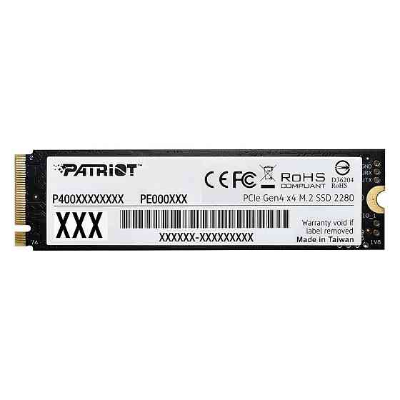 Накопичувач SSD M.2 Patriot P400 Lite 1TB NVMe 1.4 2280  Gen 4x4, 2700/3500 3D TLC Київ