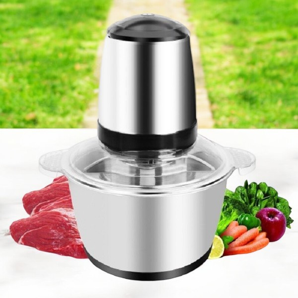 Кухонный помощник блендер измельчитель МОЛНИЯ 1200Вт, металлическая чаша 2000 мл, для измельчения продуктов. Одесса - изображение 1