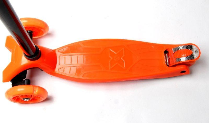 Самокат MAXI Orange - с наклоном руля, якрая подсветка! Одесса - изображение 4