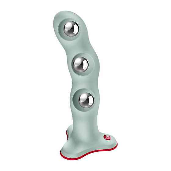 Фаллоимитатор Fun Factory BOUNCER Light Green, шарики внутри, эффект вибрации, диаметр 3,9 см Sex Aura Киев