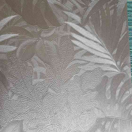 Шпалери метрові вінілові на флізелін Marburg Botanica рослинний принт листя монстери пальми бронзові Київ