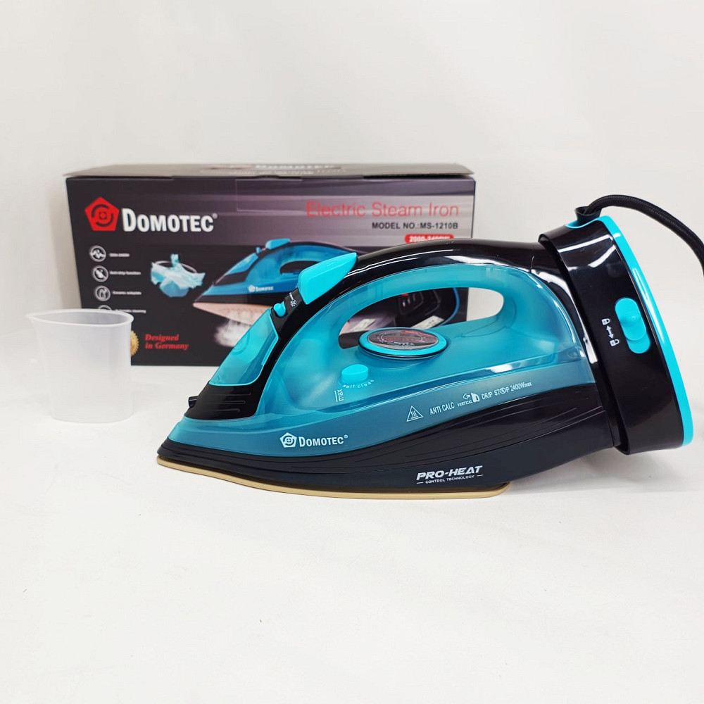 Парова праска для дому стаціонарна Domotec MS-1210В 2400Вт, Праска відпарювач для прасування речей WB-35 Львів - фото 9