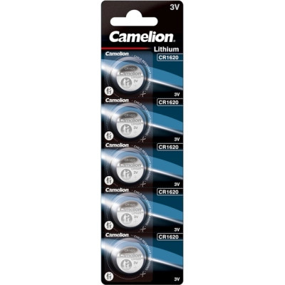 Батарейка CR 1620 Lithium * 5 Camelion (CR1620-BP5) Винница - изображение 1