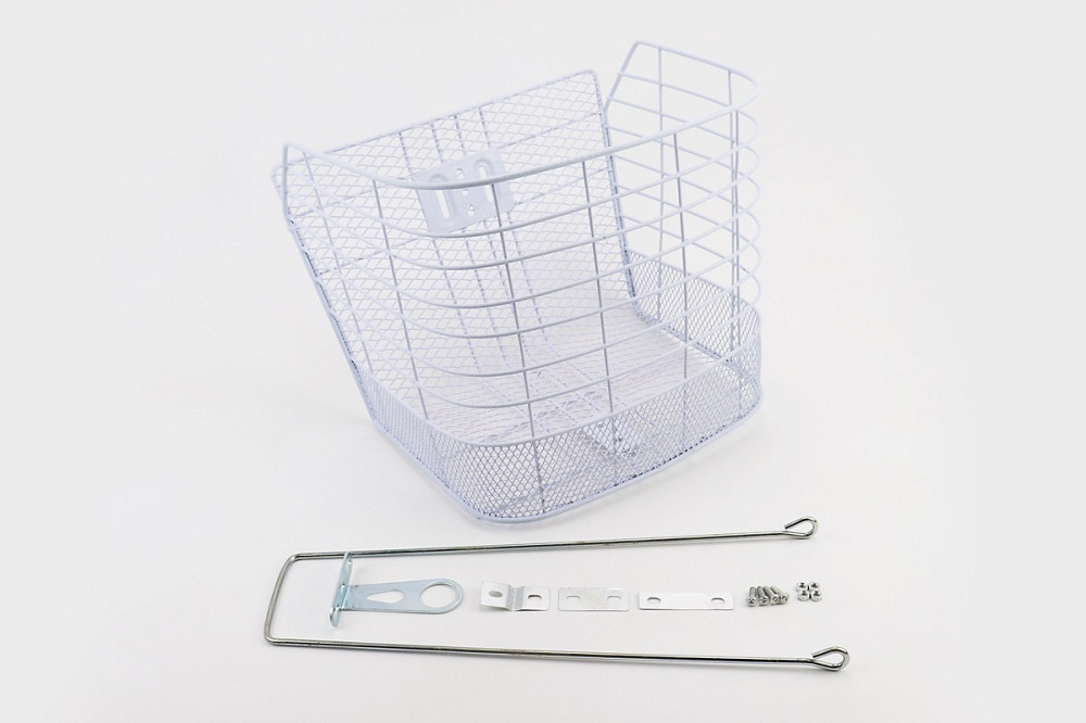 Кошик багажний передній 26", білий JL-CK055 (можливі подряпини, сколи, дефекти фарбування) Київ - фото 1