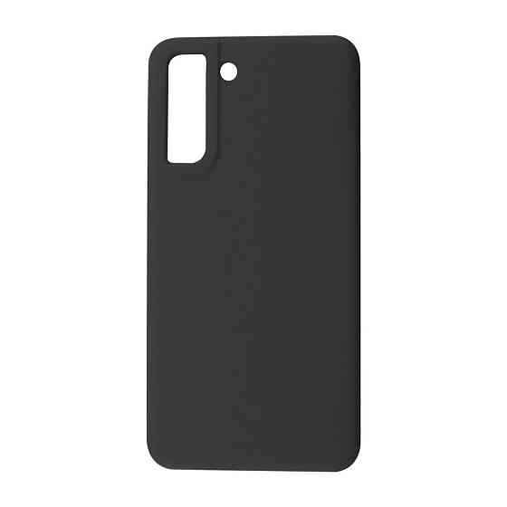 Samsung S22 S901 Чехол микрофибра Silicone Cover (черный) Одесса