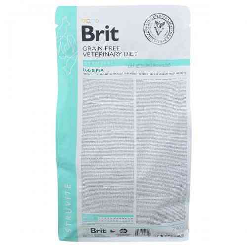 Корм сухой Brit Grain VetDiet Dog Struvite для собак с мочекаменной болезнью с яйцом индейкой горохом гречкой 2 кг Киев