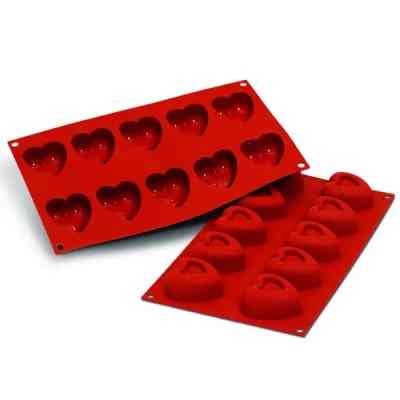 Форма для выпечки Silikomart "Сердечко" 48х54 mm, h 27mm (SF088/C) Винница