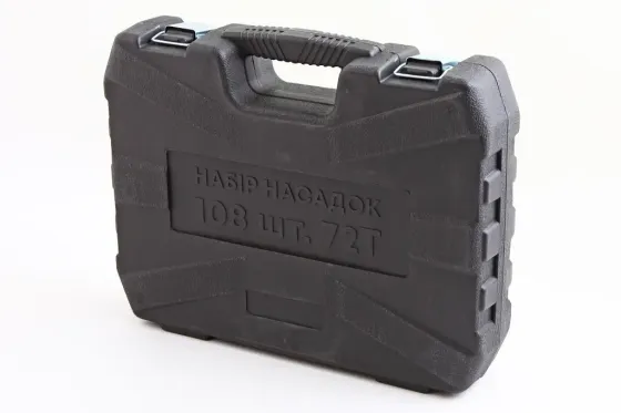 Набір голівок і насадок 108 ед. Сила 1/2, 1/4 (трещетки 72зуба) Вінниця