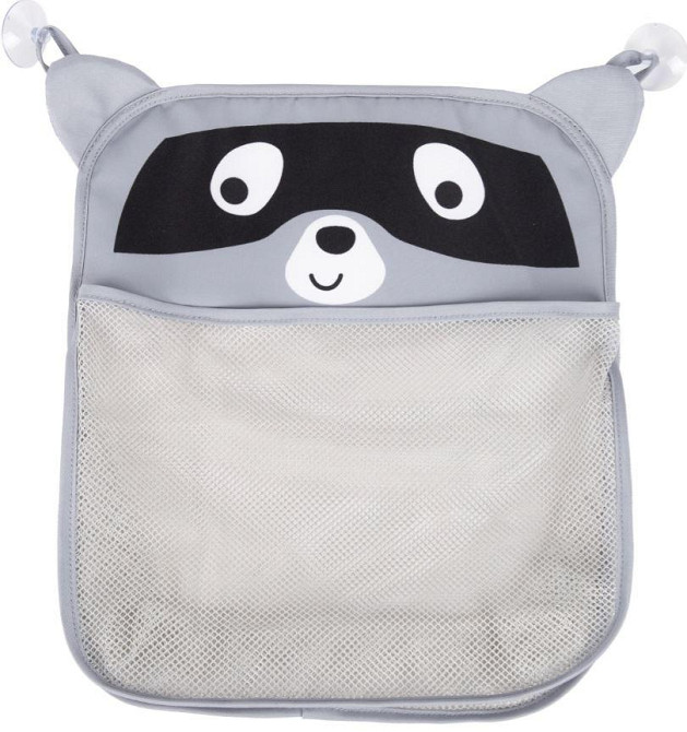 Детская сумка-органайзер в ванную на присоску FreeON Racoon, grey Киев - изображение 3