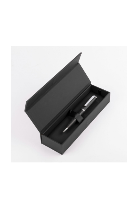 Ручка кулькова Hugo Boss Formation Herringbone Chrome (довжина 13.5 см) Чорний Київ - фото 2