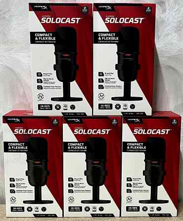 Микрофон для ПК / для стриминга , подкастив : Hyper X SoloCast Black.Новые! Киев