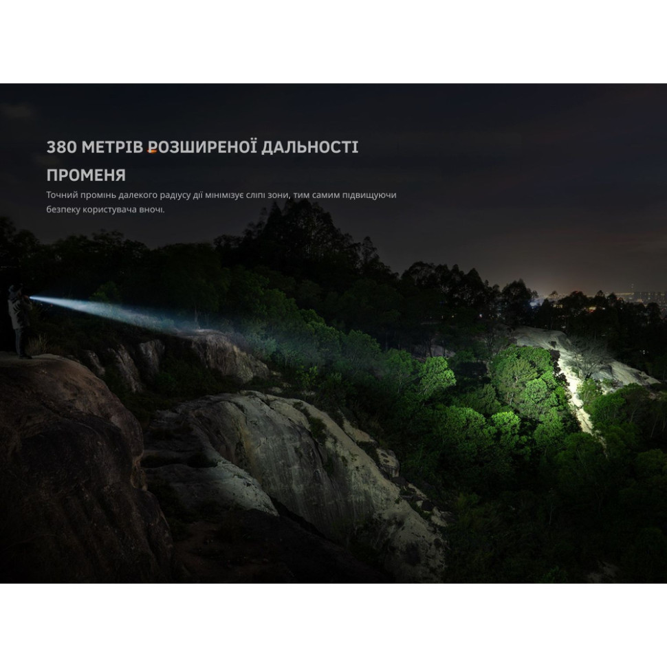 Ліхтар тактичний ручний Fenix PD35R ACE LED 2000 лм + наключний ліхтар CL01 (помаранчевий) | Лімітована серія Київ - фото 14