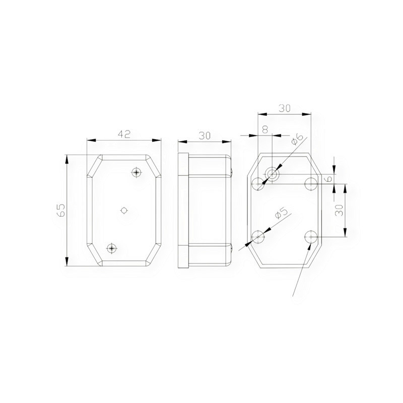 Фонарь FT-001 CIII красный габаритный Мукачево - изображение 1