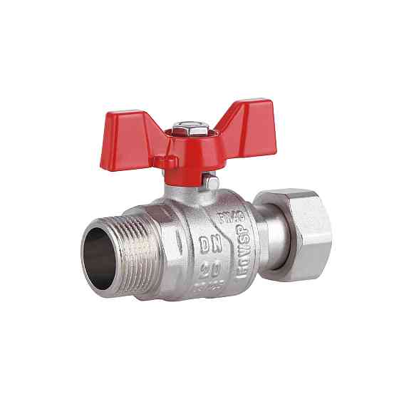 Кран кульовий із накидною гайкою Thermo Alliance Forte 3/4" ВЗ для води прямий SF261W20 Київ