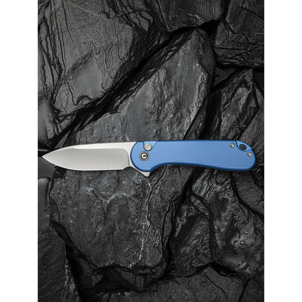 Ніж складаний кишеньковий Civivi Elementum II, (7.5 см) Nitro-V / Aluminum синій Київ - фото 17