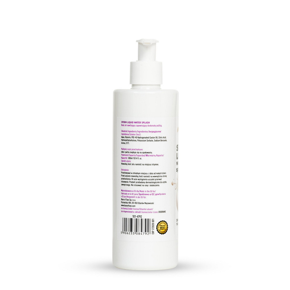 Интимный лубрикант MyLove Sperm liquid-water-splash 300 ml Sex Aura Киев - изображение 9