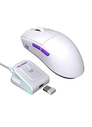 Миша бездротова Hator Hellyberry HM47 Wireless White/Violet (HM47_white_violet) ( 20044 ) Харьков