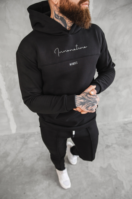 Теплый спортивный костюм мужской Европа Черный L Харьков - изображение 2