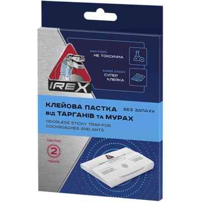 Ловушка для тараканов iRex Клеевая от тараканов и муравьев 2 шт. (4820184442672) Винница