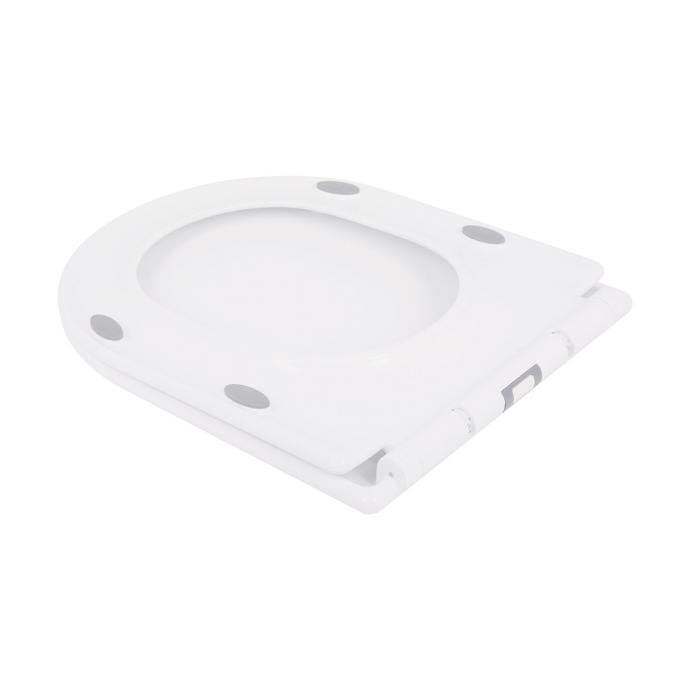 Сидіння для унітаза Qtap Presto з мікроліфтом Slim QT26991217AW Київ - фото 5