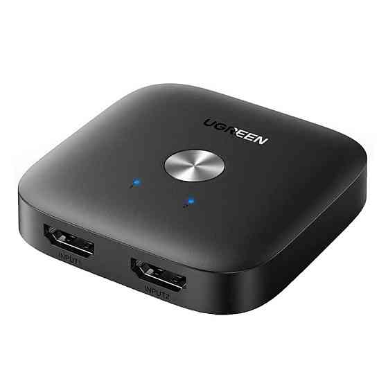 Перемикач HDMI 2.0 Ugreen CM333 (Чорний) Миколаїв