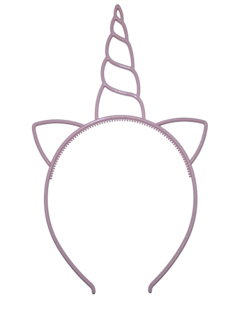 Детский обруч Единорог с ушками 22 на 14 см светло розовый Киев