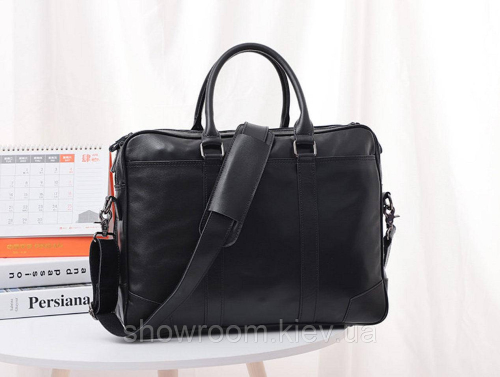 Мужская деловая кожаная сумка для ноутбука Leather Collection (5035) Киев - изображение 2