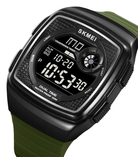 Годинник чоловічий наручний спортивний Skmei 2208 (Зелений) Київ - фото 2