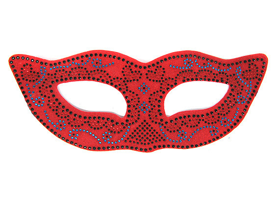 Маска маскарадна червона жіноча Київ - фото 1
