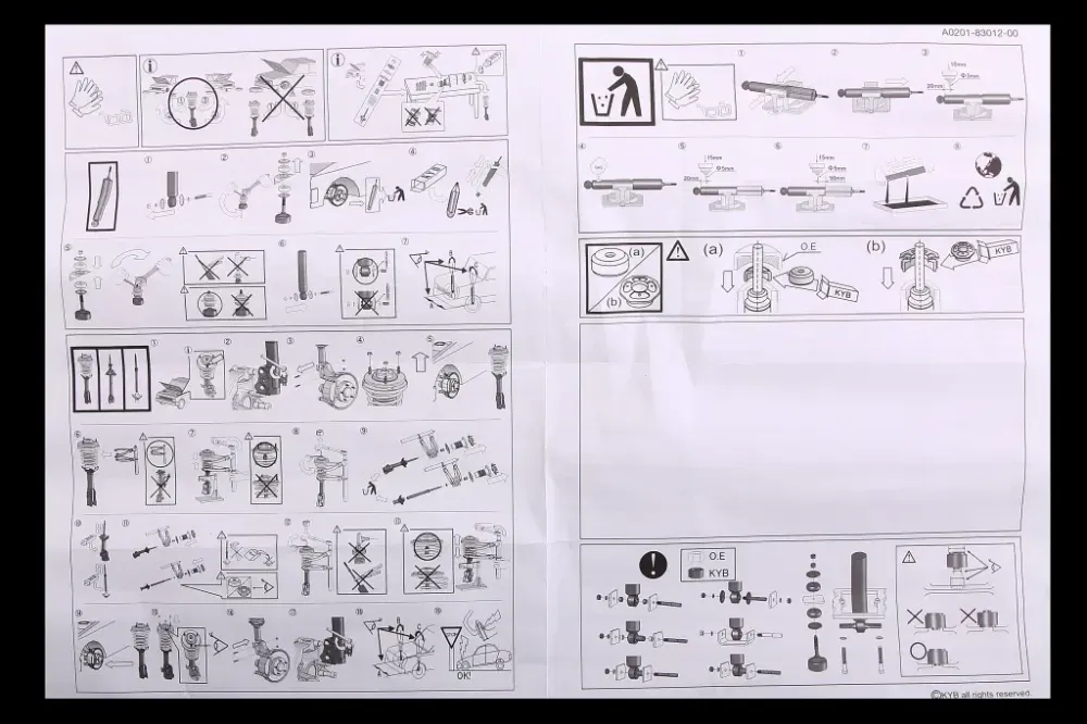 Амортстійка Lnos передня вкладина Kayaba Вінниця - фото 3