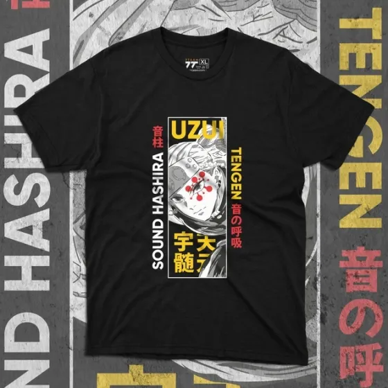 Футболка для подростка мальчика с принтом Клинок, рассекающий демонов Тенген Узуй 3 Размер 160 Anime10387 Днепр