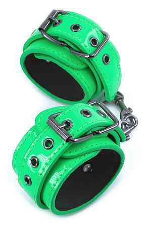 Наручники NS Novelties ELECTRA WRIST CUFFS GREEN Sex Aura Київ