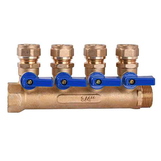 Колектор CRISTAL 3/4х16 ″4-ої з перекриванням (NM-1018) Тернопіль