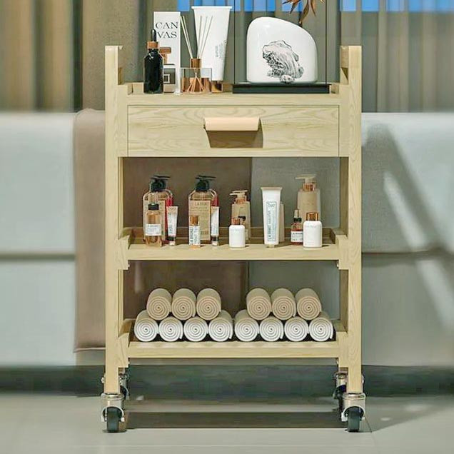 Этажерка для ванной на колёсиках 