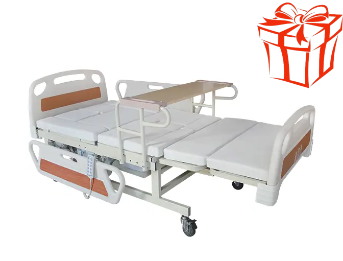 Медичне функціональне електро ліжко з туалетом і боковим переворотом MIRIDE 39 Дніпро - фото 1