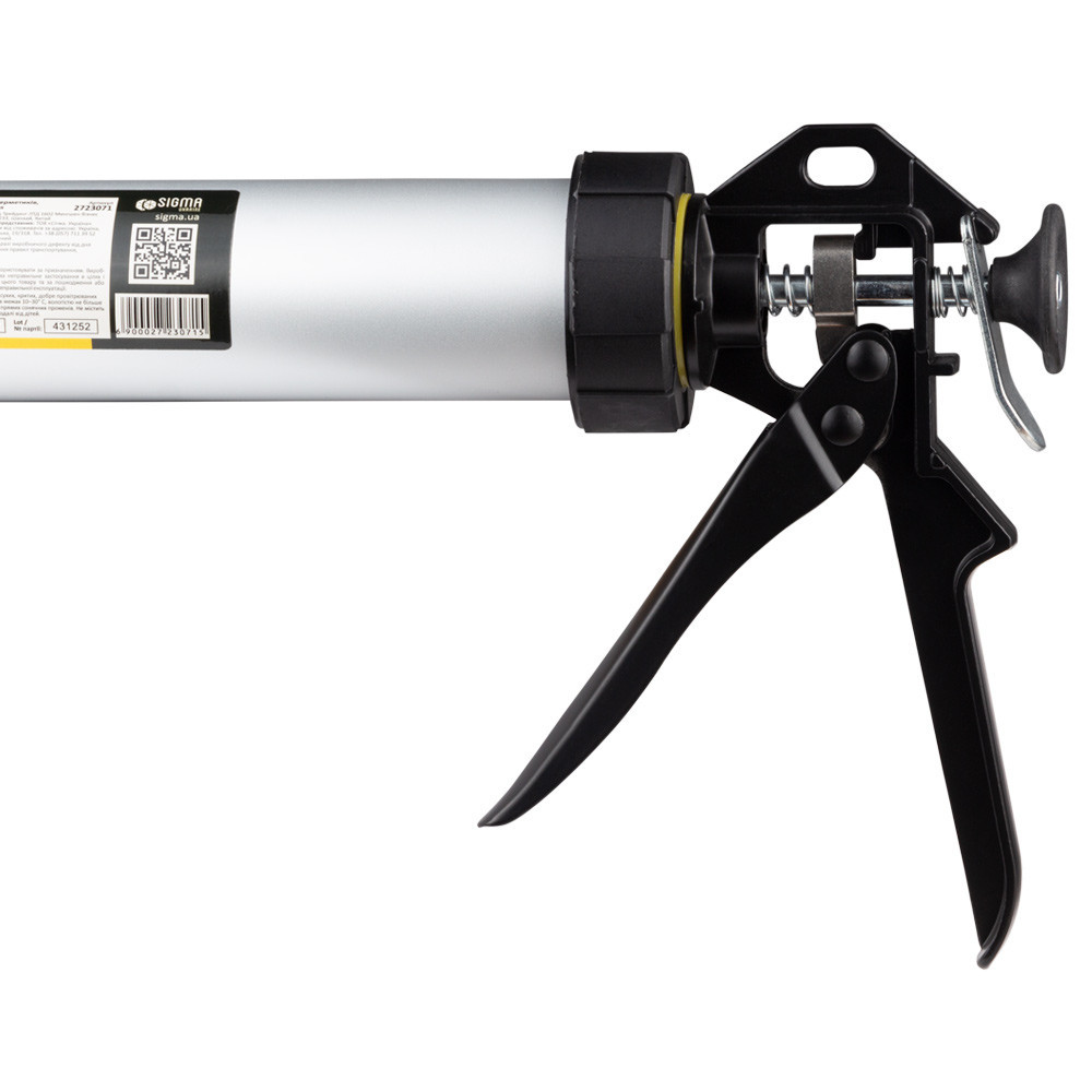 Пистолет для герметиков 375мм 610мл (алюминиевая туба) SIGMA (2723071) Киев - изображение 4