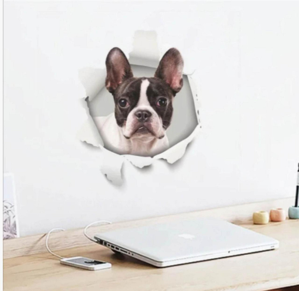 Интерьерная наклейка собака Бостон-терьер Киев - изображение 1