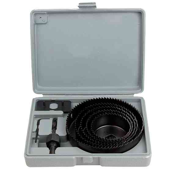 Коронки для дерева збірні Ø64, 76, 89, 102, 127 мм (кейс) SIGMA (1520081) Київ