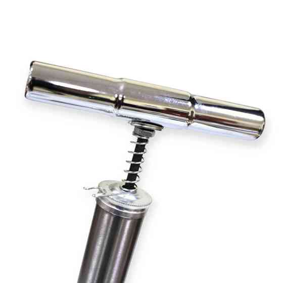 Насос ручной с маном. и рессивером 38х500 пласт. ручка steel power Мукачево