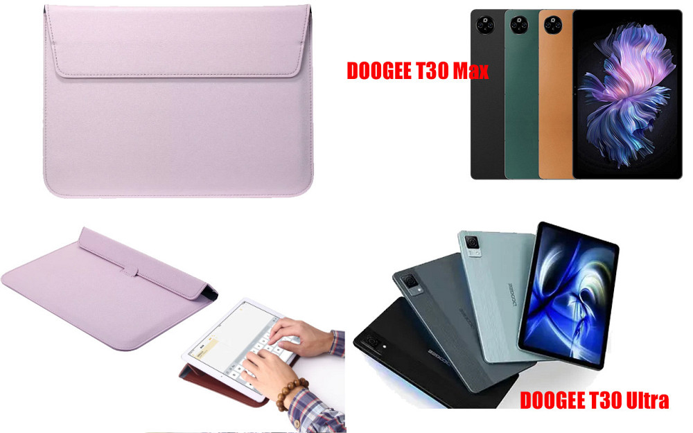 Чохол-конверт VitoCase для DOOGEE T30 Max, T30 Ultra, з функцією підставки для планшета Фіолетовий Київ - фото 1