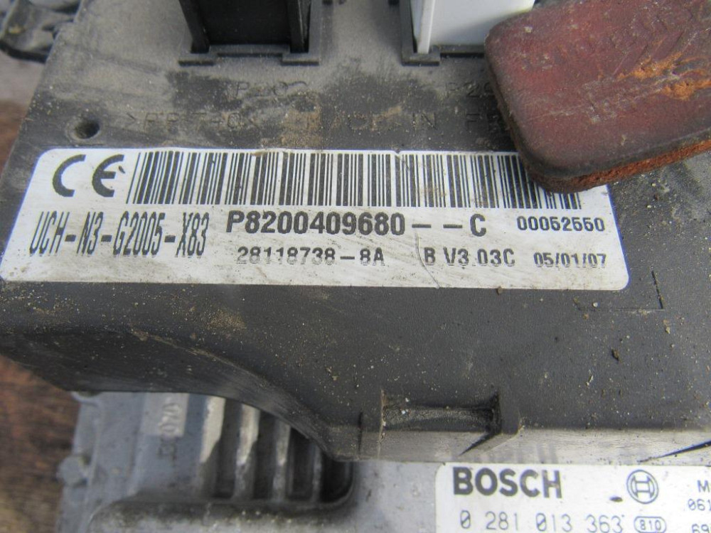 Блок керування двигуном Renault Trafic 2.5 DCI 2007-2010 (0281013363) Ковель - фото 4