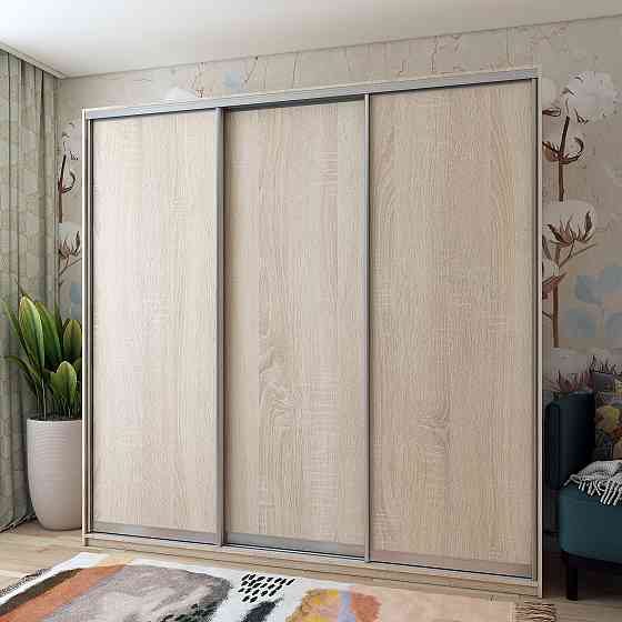 Шафа-купе трьохдверна Doros Сіті Лайт 225х60х225 см Дуб сонома (DRS-011099) Дніпро