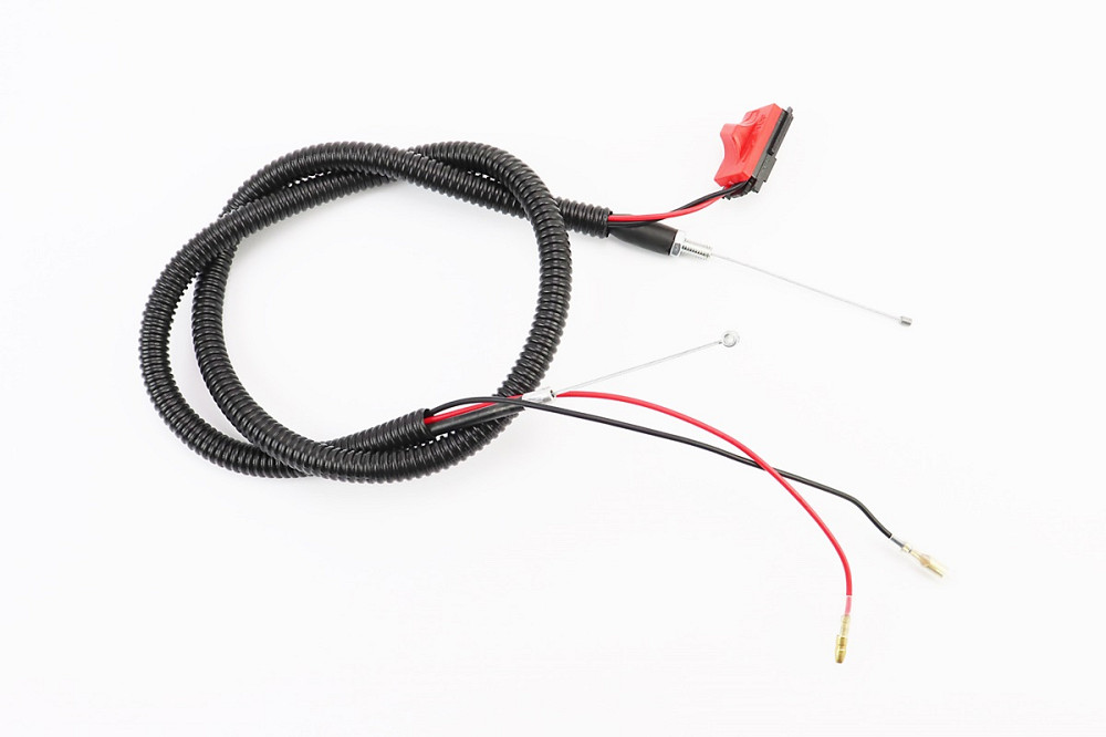 Трос газа (трос 98см; кожух 82см) + проводка + кожух Київ - фото 1