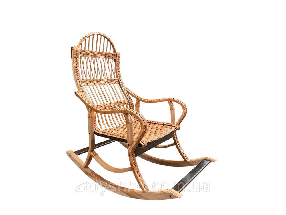 Крісло гойдалка з лози плетена Київ - фото 10