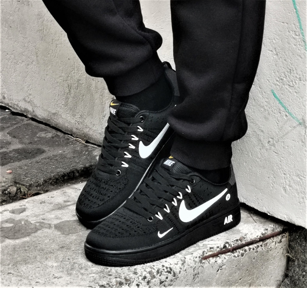 Кросівки Nike Force Чорні Чоловічі Форси Найк (розміри: 40,41,42,43) Дніпро - фото 5